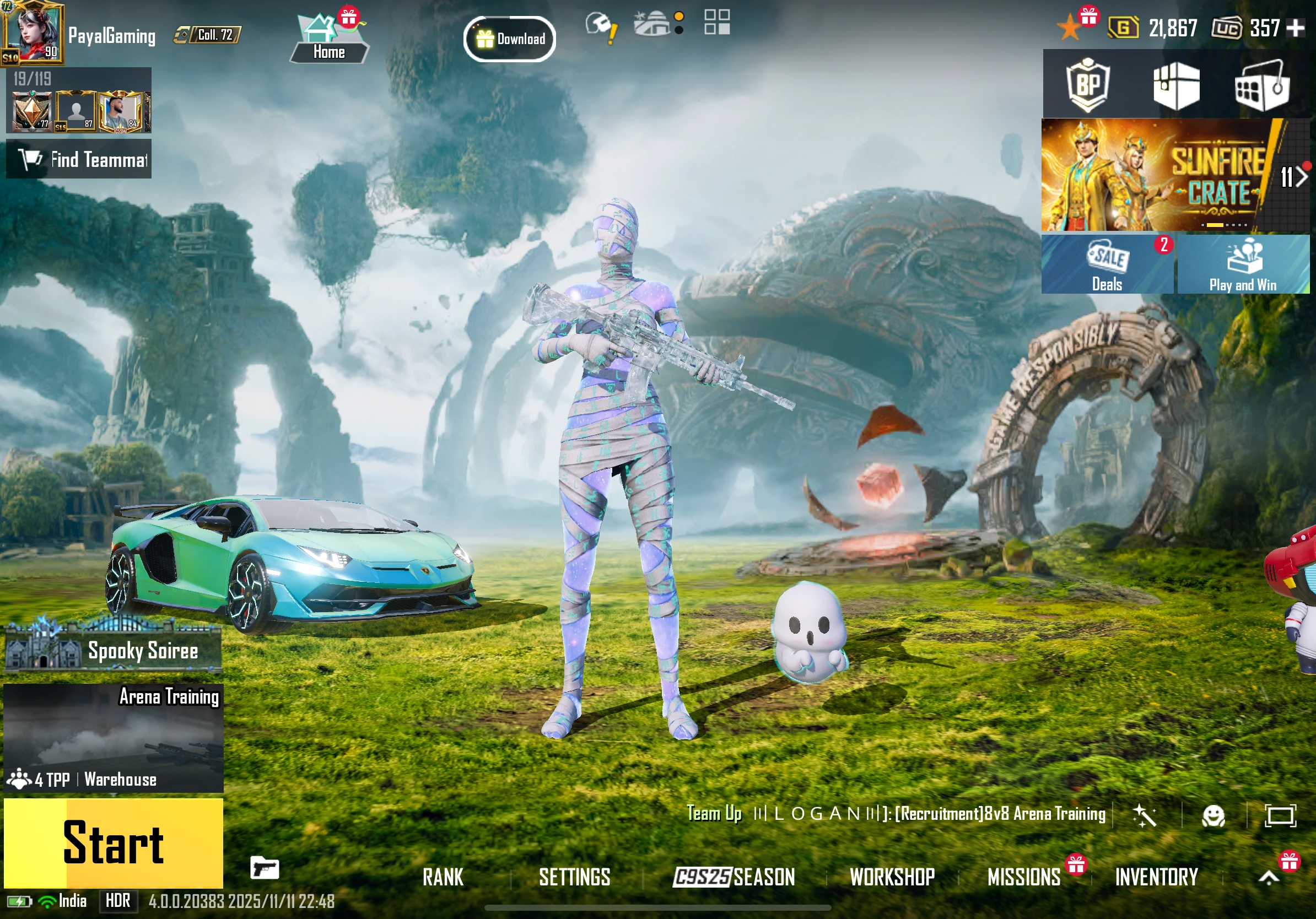 Angroza BGMI character